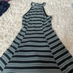 Hollister striped black and blue dress